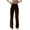 Brown, variant on Bell Bottom Jeans for Women High Waisted Stretch Flare Pants 5 Button Skinny Boot Cut Jean Khaki