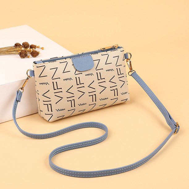 Bolso de mano sencillo de moda, bolso de mujer con estampado, pequeño bolso cuadrado, bolso de hombro combinable para mujer