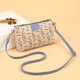 thumbnail image 1 of Bolso de mano sencillo de moda, bolso de mujer con estampado, pequeño bolso cuadrado, bolso de hombro combinable para mujer, 1 of 6