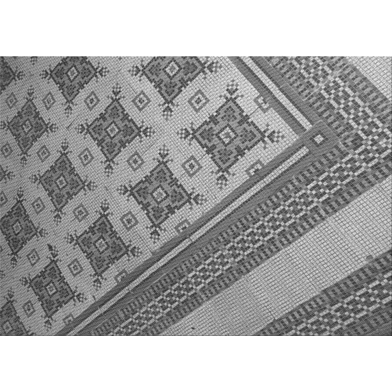 Ahgly Company Machine Washable Indoor Rectangle Transitional Carbon Gray Area Rugs, 2' x 4'