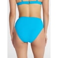 thumbnail image 3 of Time and Tru Women's and Women's Plus Ribbed Mid Rise Bikini Bottoms, Sizes XS-3X, 3 of 5