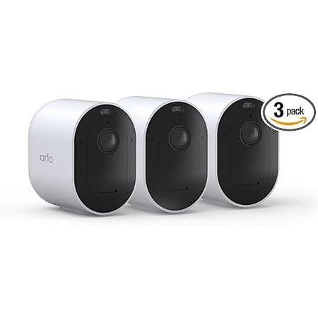 Arlo Pro 5S 2K XL Spotlight Camera Wireless Camera 3 Pack VMS4362P - White