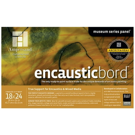 UPC: 0707310831828 | Ampersand Art  Encausticbord  Cradled  2-1/8  Profile  18  x 24