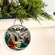 thumbnail image 4 of Corona navideña con forma de círculo de nacimiento y sublimación, decoración religiosa, colgante para árbol de Navidad, regalo para amigos y familiares., 4 of 5