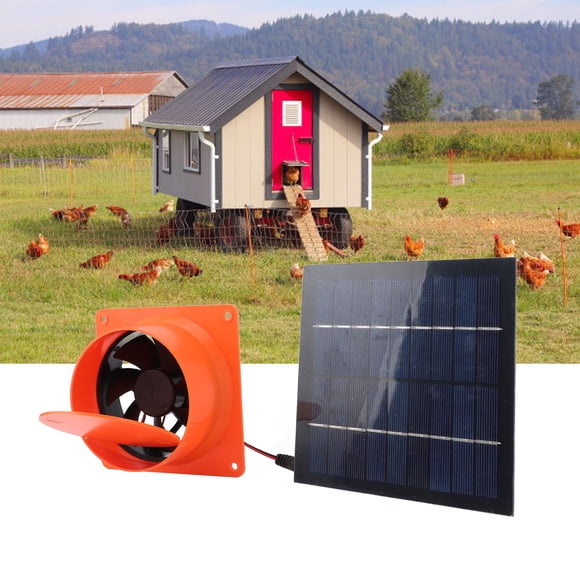 Extractor De Energía Solar, Kit De Ventilador De Ventilación Con Panel Solar, Silicio Monocristalino De Ahorro De Energía De 5 V Con Deflector Redondo Para Barco