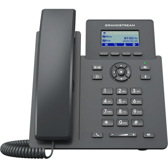 Grandstream GRP2601P IP Phone - Corded - Corded - Wall Mountable, Desktop - 2 x Total Line - VoIP - 2 x Network (RJ-45) - PoE Ports