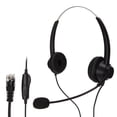 thumbnail image 2 of Casque Téléphonique RJ9, Casque de Bureau RJ9 Structure Robuste Microphone HD pour Bureau, 2 of 8