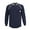 Navy Blue, variant on BOCOMAL FR Shirts 5.5oz Light Weight for summer Henley Shirts Flame Resistant/Fire Retardant Shirt