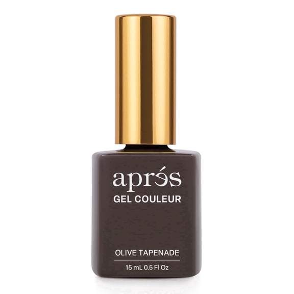 APRÉS Gel Couleur Gel Nail Polish, HEMA & TPO-Free, Olive Tapenade 312, 15ml