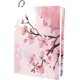 thumbnail image 1 of Blossom Stretchable Book Cover Cherry Blossom Pink Flower Washable Reusable Large Nylon Book Protector 9.4x15.7 Inch Elastic Notebook Wraps Suitable f, 1 of 5
