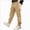 A123-Khaki, variant on Boys Pull on Jogger Pants Quick Dry School Uniform Pants with Pockets(Green,15-16 Years)