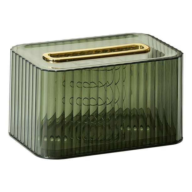 Bearachild Caja de pañuelos para mascotas, repuesto reutilizable recargable para el hogar, sala de estar, baño, caja contenedora de papel con resorte, Almacenamiento y organización del hogar Verde Bearachild HA067114-01