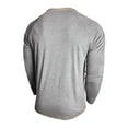 thumbnail image 6 of VJATTWR Men's Long Sleeve Shirt, Knit Fabric with Button Placket, Smart Casual Look for Office M, 6 of 7