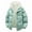 Green, variant on Women's Hooded Warm Winter Coat Solid Color Zipper Hooded Parkas Double Pockets Long Sleeves Casual Outwear