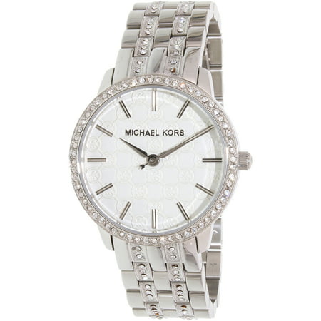 Michael Kors Women's Glitz MK3148 Silver Stainless-Steel Quartz Watch