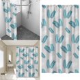 thumbnail image 1 of Liquidación de cortinas de ducha Huayishang, cortina de ducha de tela o poliéster suave y de calidad hotelera, lavable a máquina, forro de cortina de ducha blanco para bañera, decoración de baño,, 1 of 8