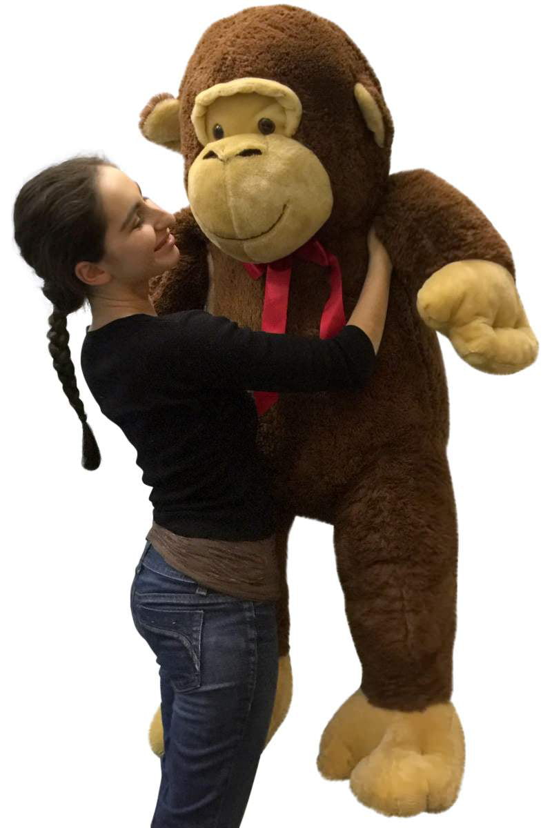 giant plush monkey