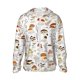 thumbnail image 1 of Balery Mushrooms And Butterflies Sudadera ligera de manga larga con capucha y protección solar UPF 50+ para hombre y mujer, ideal para pesca y running-3X-Large, 1 of 7