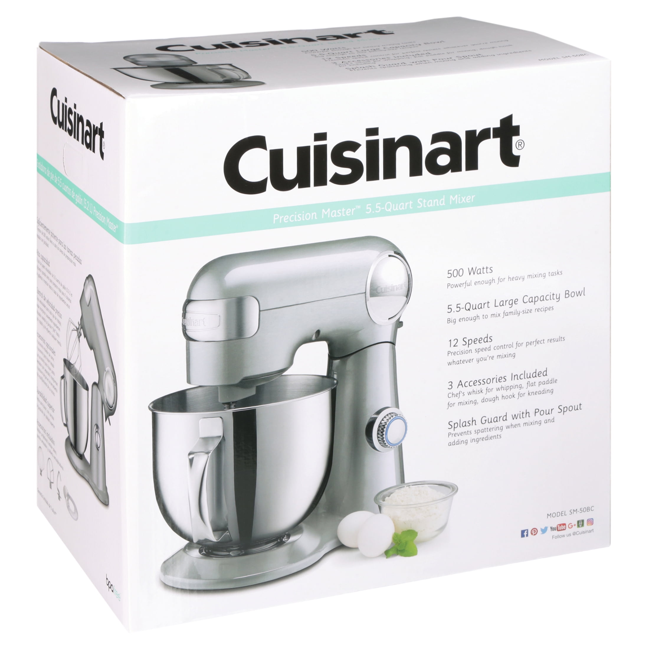 Cuisinart – 5.5-quart Stand Mixer, Recipient's Choice