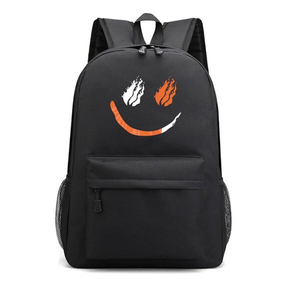 Preston Playz Adventure Black Backpack for Students, Cute Anime School Bag, Lightweight and Spacious for Books, Gear, and Travel