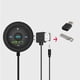 thumbnail image 1 of Receptor Adaptador Bluetooth 5.0 Perfecl para Coche 3.5mm USB, 1 of 8