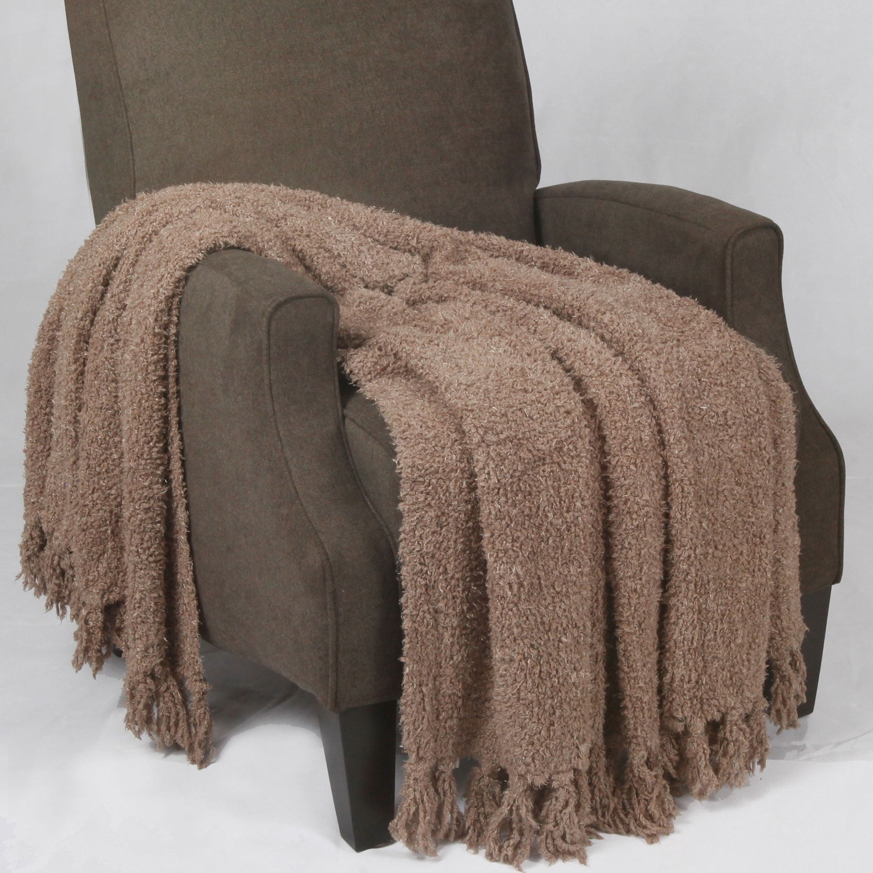 Home Soft Things Fluffy Throw Blanket, 50" x 60"