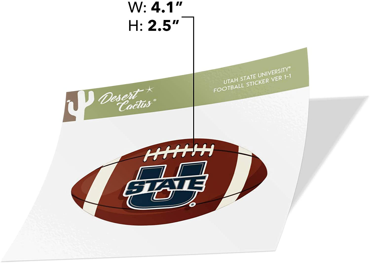 Utah Utes University College NCAA Car Bumper Vinyl Sticker Decal 5"X4" 