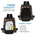 thumbnail image 6 of FORMRS Women's Travel Backpack Purse Anti-Theft Hidden Pockets Casual Shoulder Bag, Bright Colorful Flowers Pattern, 6 of 7