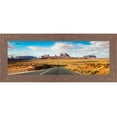 thumbnail image 4 of 16x40 Shabby Chic Brown Picture Frame - UV Acrylic, Foam Board Backing, Hanging Hardware, 4 of 8