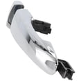 thumbnail image 3 of Front or Rear Left (Driver Side) Exterior Door Handle Compatible with 2014-2023 Nissan Rogue Nissan Murano Chrome Without Key Hole 806404BA0D SV Hybrid Special Edition Midnight Edition, 3 of 8