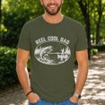 thumbnail image 4 of Jollimate Reel Cool Dad T-Shirt, Vintage Fishing Graphic Tee, Funny Fisherman Men's Gift Shirt, 4 of 6