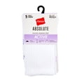 thumbnail image 2 of Hanes Girls Crew Socks Value Pack, 5-Pack, Absolute Active Crew Socks for Girls, 2 of 7