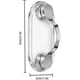 thumbnail image 3 of Magnetic Eyeglass Holders, 2 Pieces Glasses Holder Brooch, Stainless Steel Badge, 3 of 5