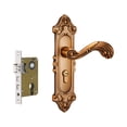 thumbnail image 3 of Lipstore European Style Door Handle for Home and Guard Sturdy Metal Vintage Door Lock Style J, 3 of 8