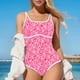 thumbnail image 5 of Traje de Baño de Mujer con Pantalones Cortos Traje de Buceo de Manga Larga, Traje de Baño de Surf Conservador con Almohadillas de Pecho Y sin Acero, 5 of 8