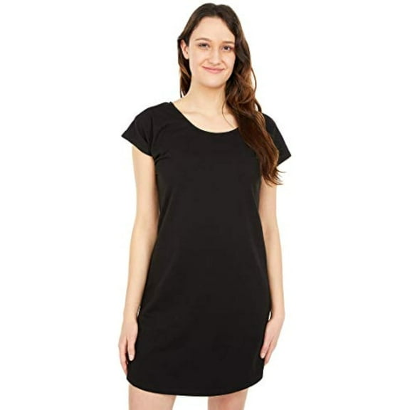 Bobeau Cross-Back Dress Black MD