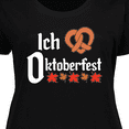 thumbnail image 4 of Inktastic Ich Liebe - I Love Oktoberfest Pretzel Heart Women's Plus Size T-Shirt, 4 of 5