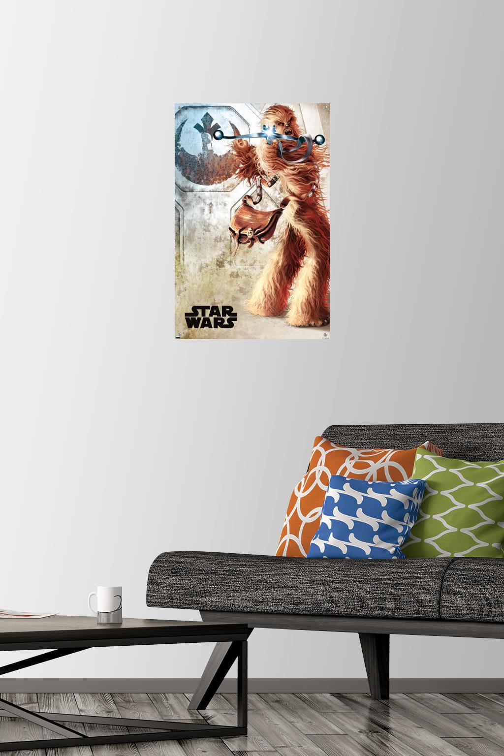 Star Wars: A New Hope - Chewy Wall Poster with Pushpins, 14.725" x 22.375"