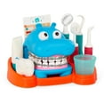 thumbnail image 4 of Battat Hippodontist Dentist Plastic Play Set with 14 Accessories, Toddler and Preschool Toys, 4 of 4