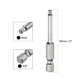 thumbnail image 2 of Uxcell Ball End Hex Screwdriver Bit 3mm Size 1/4" Hex Shank 2" Long Magnetic Metric Hex Screw Driver Bits, 2 of 6