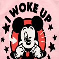 thumbnail image 3 of Disney - Mickey & Friends - I Woke Up This Happy - Wink - Toddler And Youth Girls Raglan Graphic T-Shirt, 3 of 5