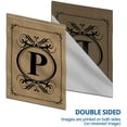 thumbnail image 2 of ANLEY 12.5 in x 18 in Classic Monogram Letter P Garden Flag, Family Last Name Initial Yard Flags, 2 of 6