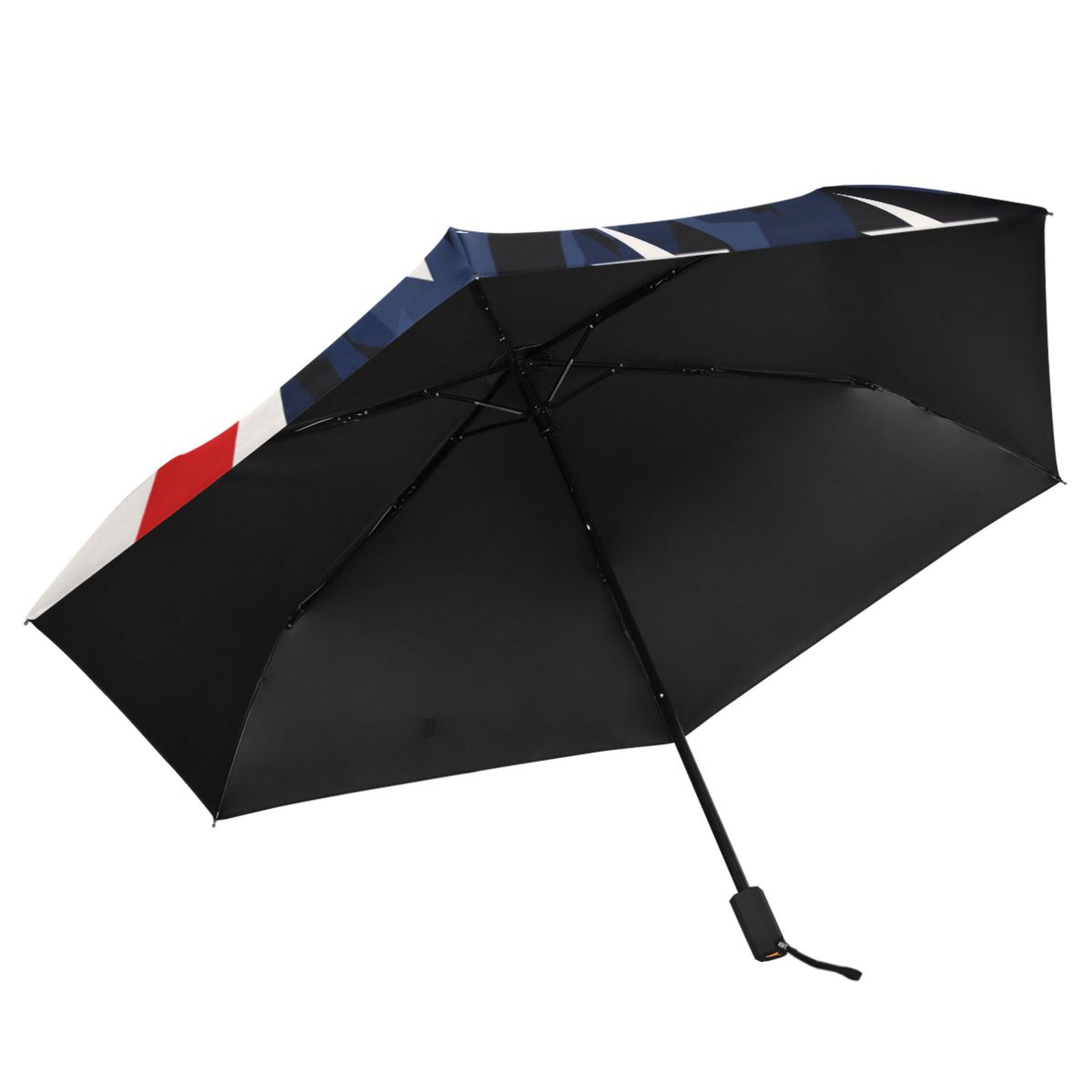 Usa Flag Stripes Stars Compact Sun Umbrella Windproof Travel Umbrellas for Rain Strong Portable UV Protection
