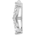 thumbnail image 4 of Unique Moments 1 ct Lab Grown Round Diamond Floral Pendant Necklace for Women 14K White Gold, 4 of 4