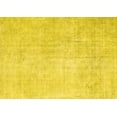 thumbnail image 1 of Ahgly Company Machine Washable Indoor Rectangle Abstract Yellow Contemporary Area Rugs, 5' x 7', 1 of 4
