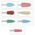 thumbnail image 3 of 5Pcs/Set Rubber Silicone Drill Bit Multicolor Drill Bits Milling Cutter for Manicure Nail Buffer Polisher, 3 of 8
