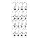 thumbnail image 3 of Ganchos De Lavandería De Acero Inoxidable, Pinzas Para Ropa, Alfileres Colgantes Para Ropa, Botas, Colgador De Cortina Para El Hogar, Tienda De Ropa De Lavandería Noticed HA014978-00, 3 of 5