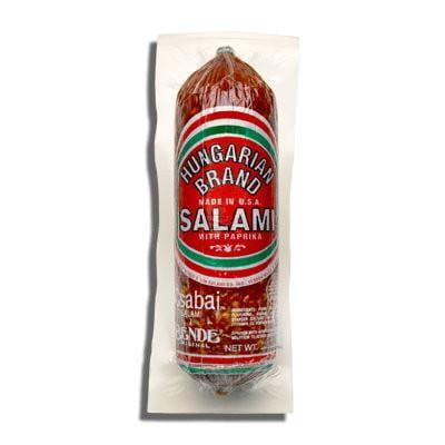 - Hungarian Brand Salami with Paprika - Csabai, approx. 0.8lb