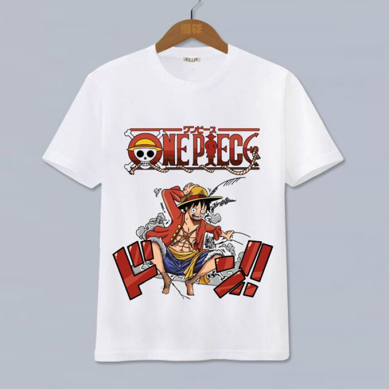 Japanese Anime ONE PIECE Tshirts Luffy/Zoro/Nami/Sanji/Chopper Patterns ONE  PIECE Short Sleeve Casual Tees,Cosplay Anime Clothing for Boys Girls Teens  Anime Fans 
