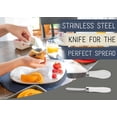 thumbnail image 5 of Nat & Jules Sunflower Floral White 6.5 x 4 Ceramic Butter Dish With Knife Lid, 5 of 6